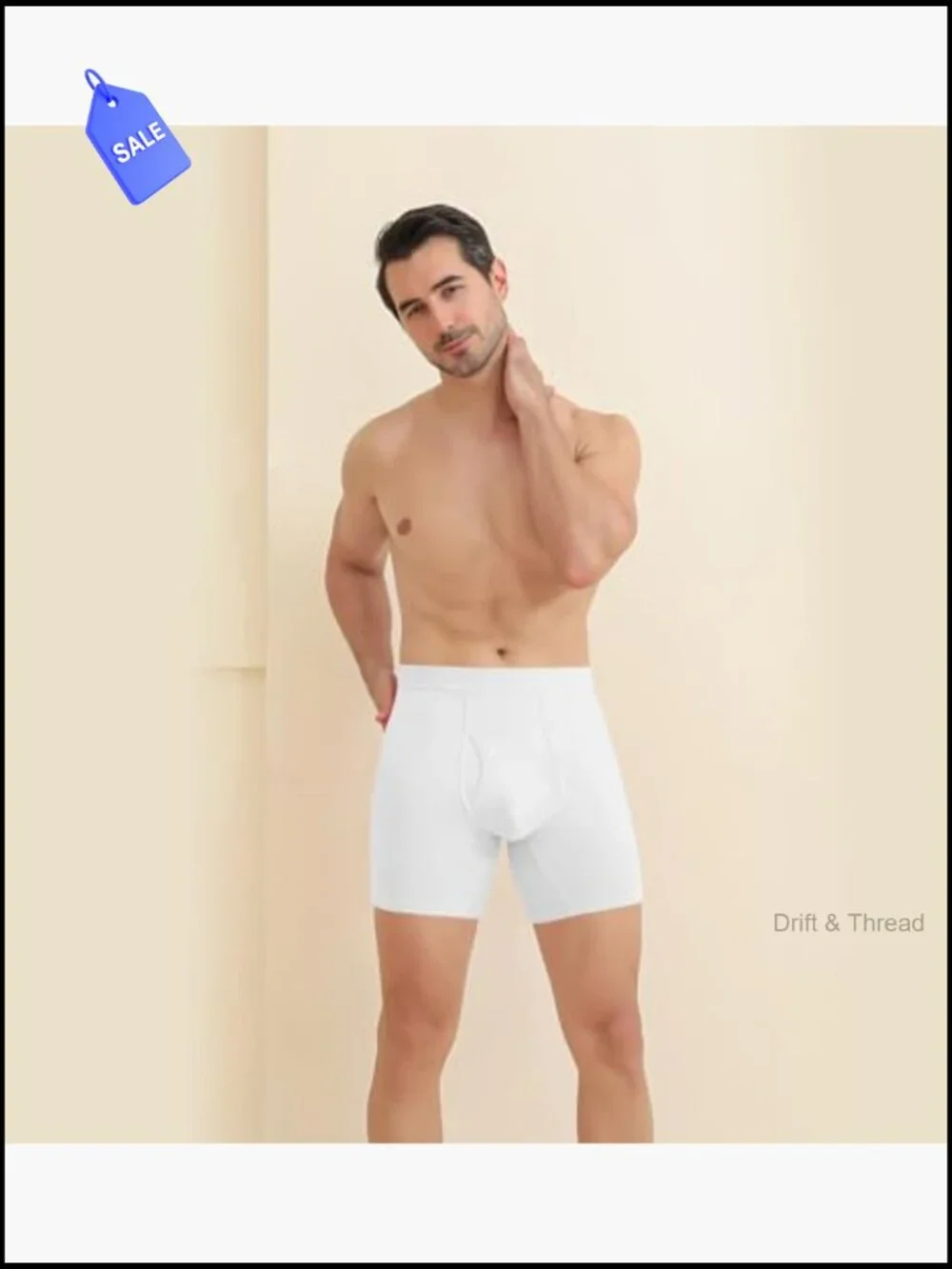 Men's Boxer Briefs 6-Pack Bamboo Viscose Soft Breathable Underwear